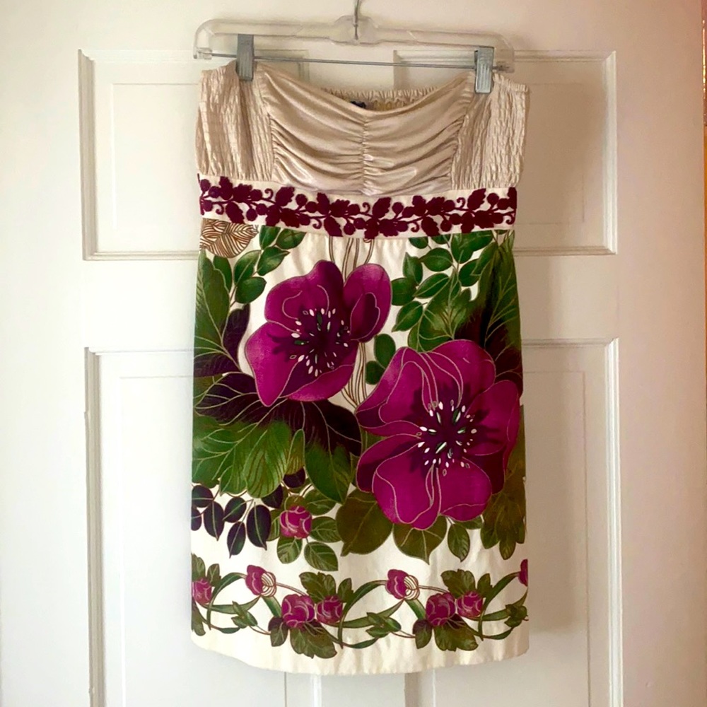 Strapless embroidered dress by FreePeople